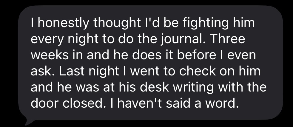 Parent text: will he do the work