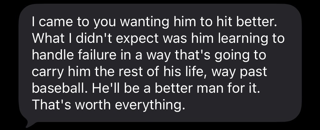 Parent text: better man, worth everything